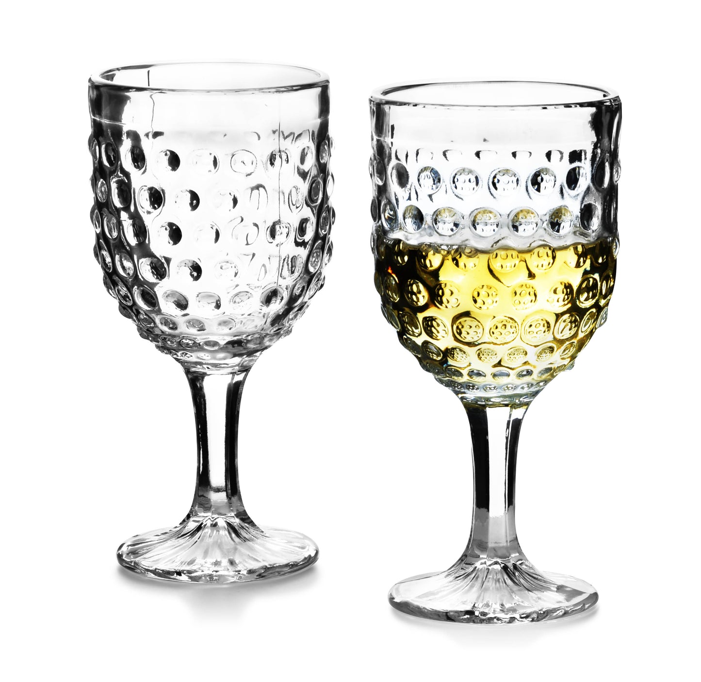 Elise Dots Set of 6 Wine Glasses - DECOR PETIT