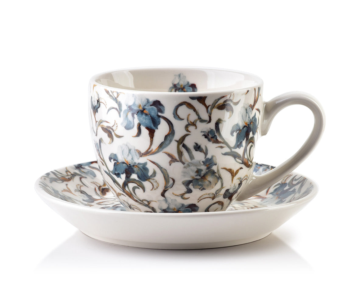 Harper White Cup&Saucer - DECOR PETIT