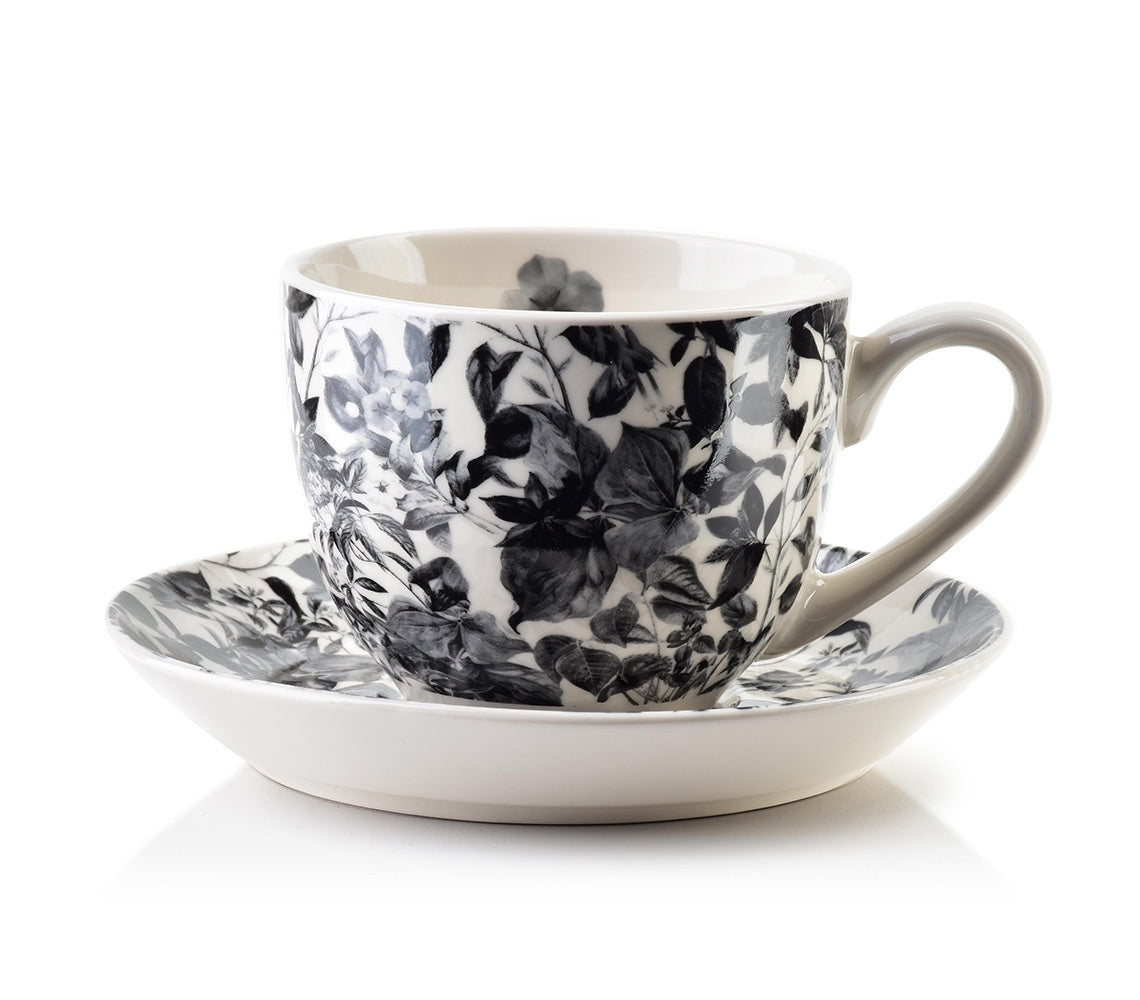 Tasse&Soucoupe Harper Noir - DECOR PETIT