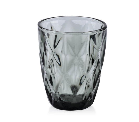 Lot de 6 verres à eau Elise, gris - DECOR PETIT