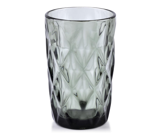 Elise lot de 6 verres à boisson longs, gris - DECOR PETIT