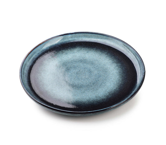 Assiette plate Ester, bleu marine - DECOR PETIT