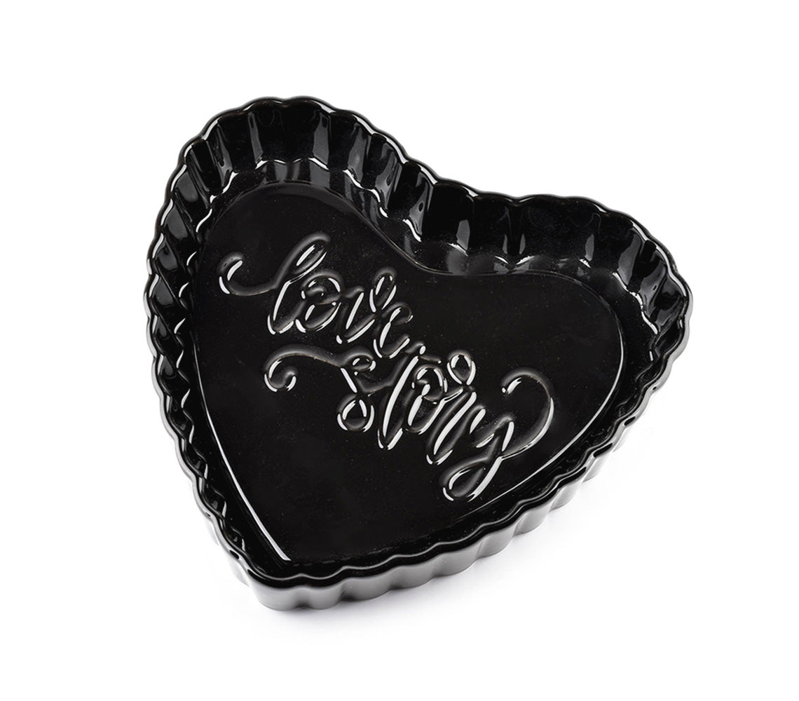 Molde para Hornear en Forma de Corazón Modern Life, Negro - DECOR PETIT