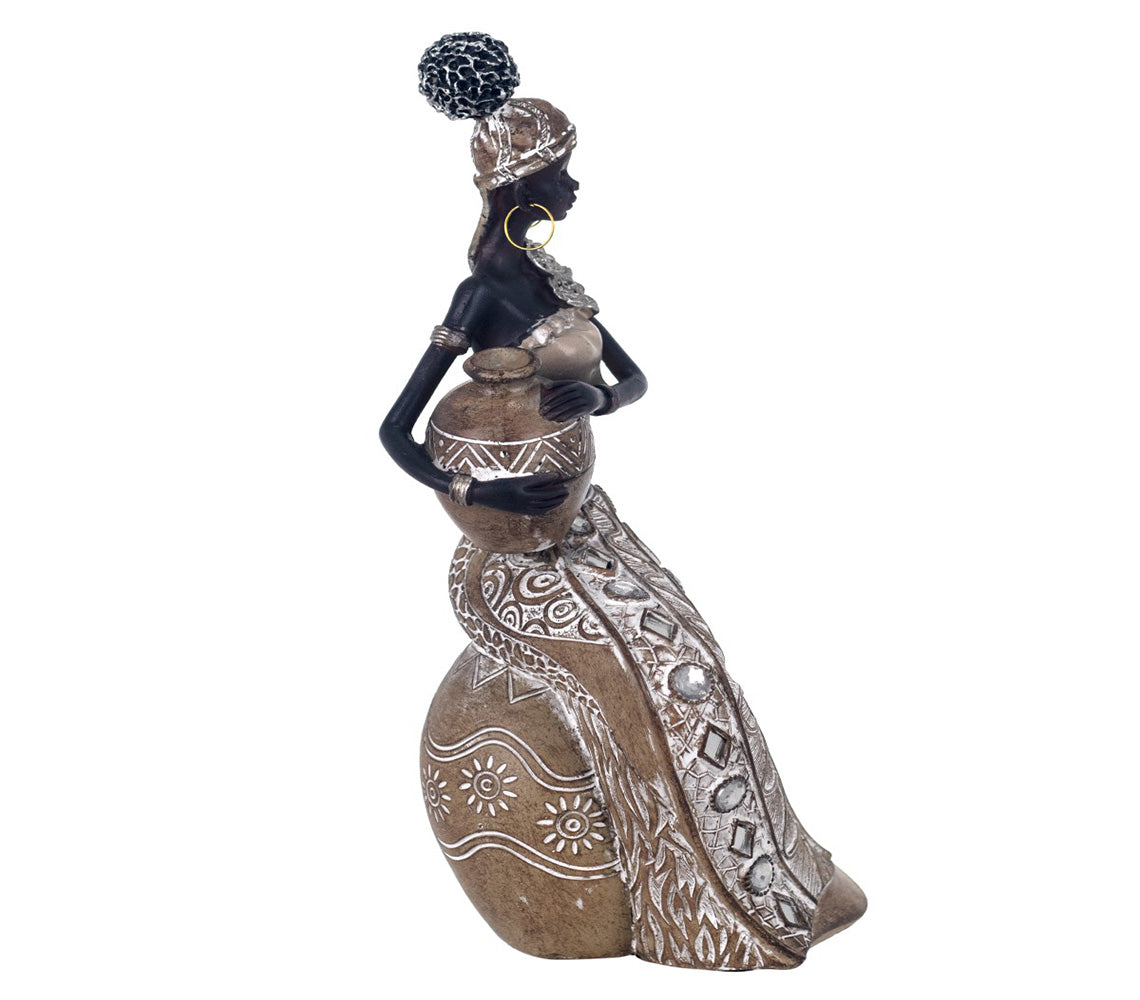 Figura Decorativa Dalila Mujer Africana - DECOR PETIT