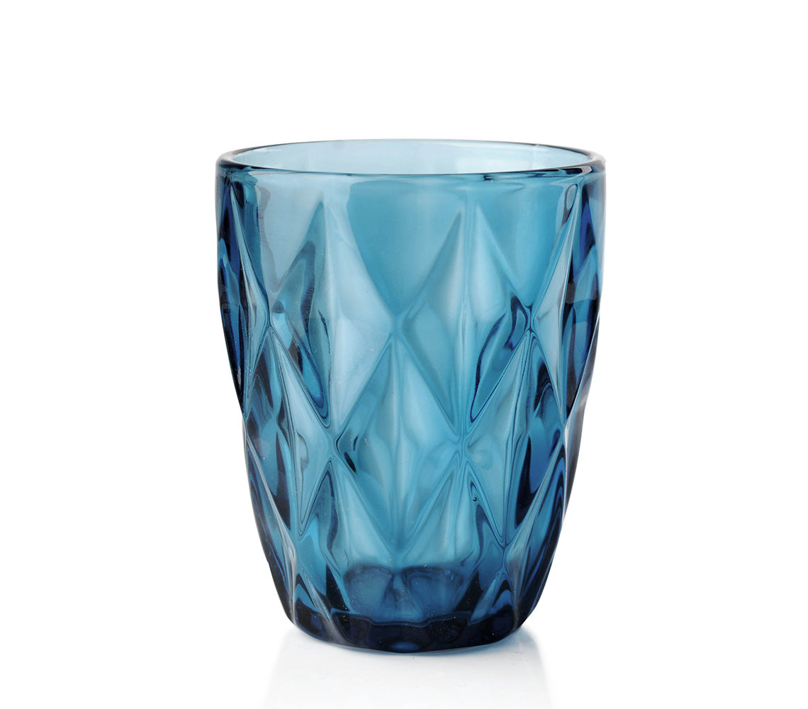 Elise set van 6 Waterglazen, Blauw - DECOR PETIT