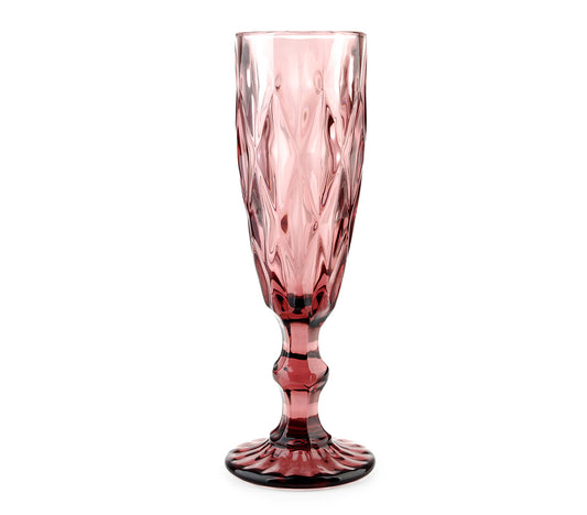 Elise Set 6 Calici Da Champagne, Rosa - DECOR PETIT