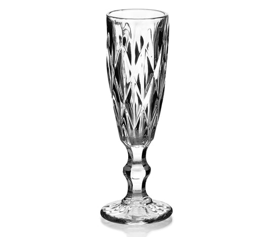 Lot de 6 verres à champagne Elise, transparent - DECOR PETIT