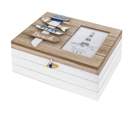 Beach Themed Box with Photo Frame - DECOR PETIT