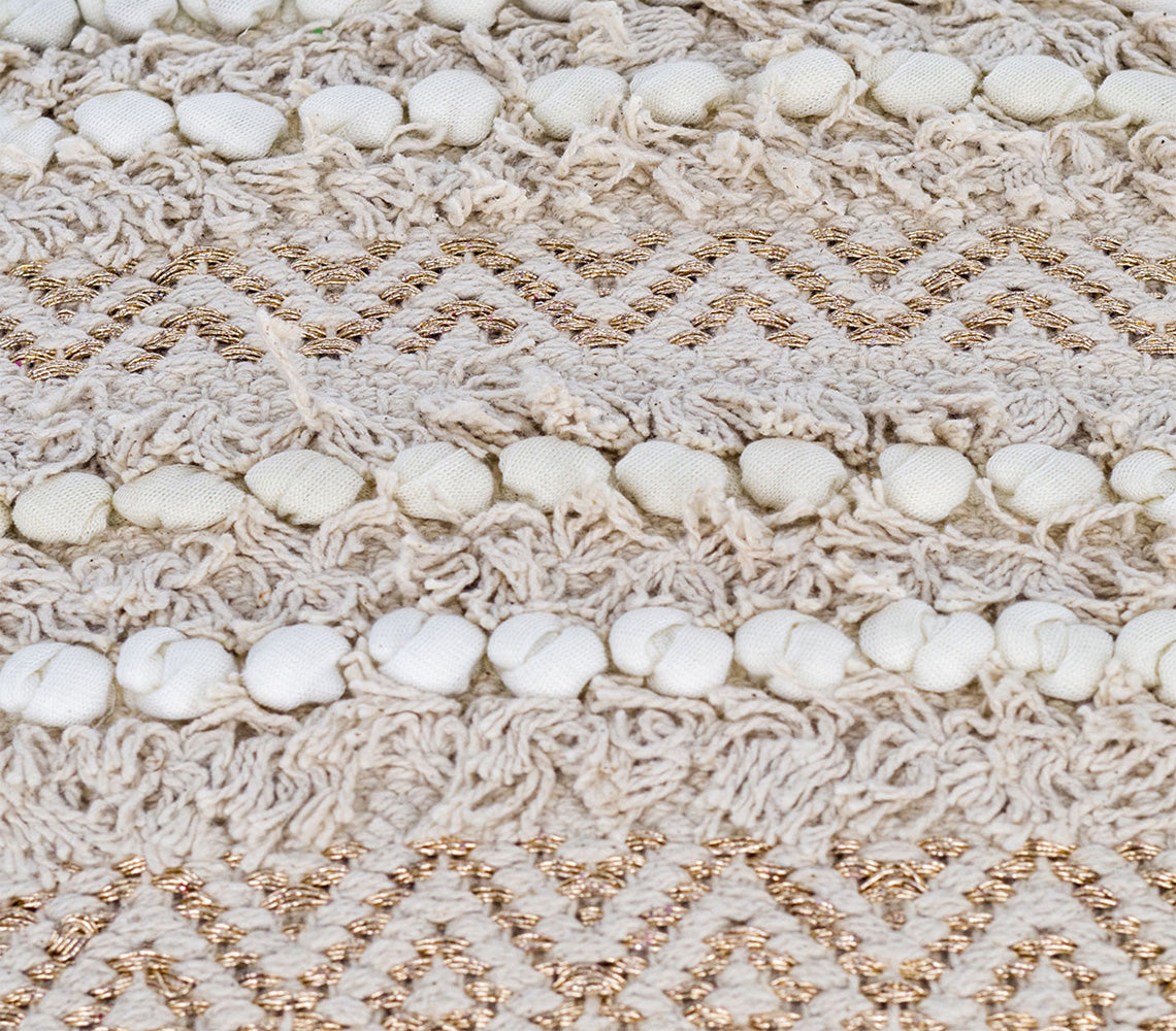 Mael Beige kussen, 45x45 cm. - DECOR PETIT