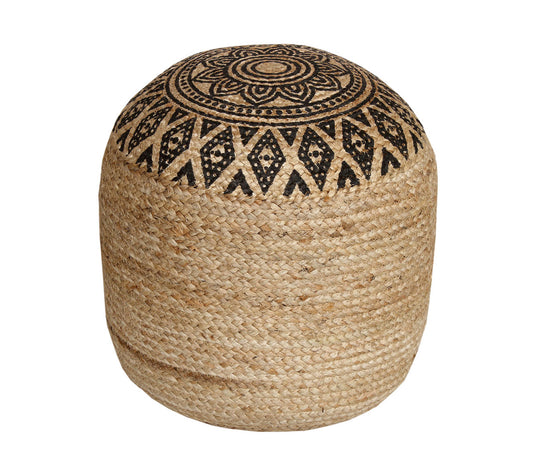 Pouf Naturel Mandala - DECOR PETIT