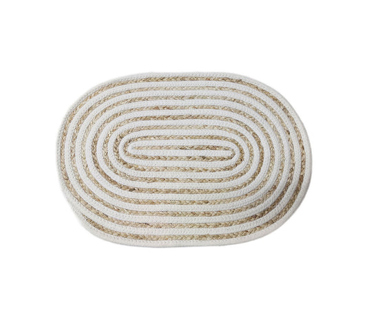 Harmony Beige en witte placemat - DECOR PETIT