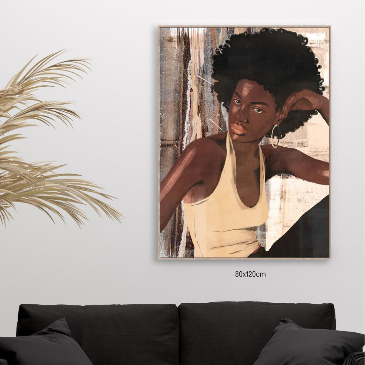 Beyonce Afro-American Woman Painting - DECOR PETIT