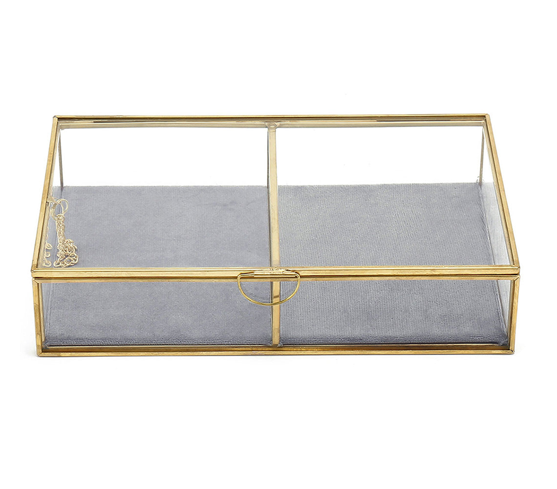 Joyeeta Cyrstal Rectangle Jewelery Box - DECOR PETIT