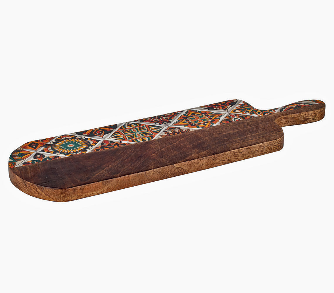 Tessera Ethnic Cutting Board, L49.5 cm. - DECOR PETIT