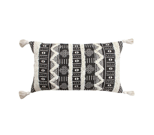 Neal Black&White Cushion, 36x51 cm. - DECOR PETIT