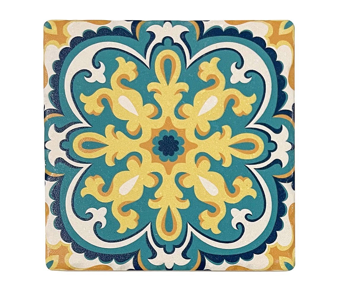 Jasione Vintage Ceramic Coaster Set - DECOR PETIT