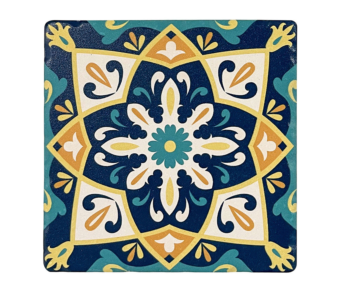 Jasione Vintage Ceramic Coaster Set - DECOR PETIT