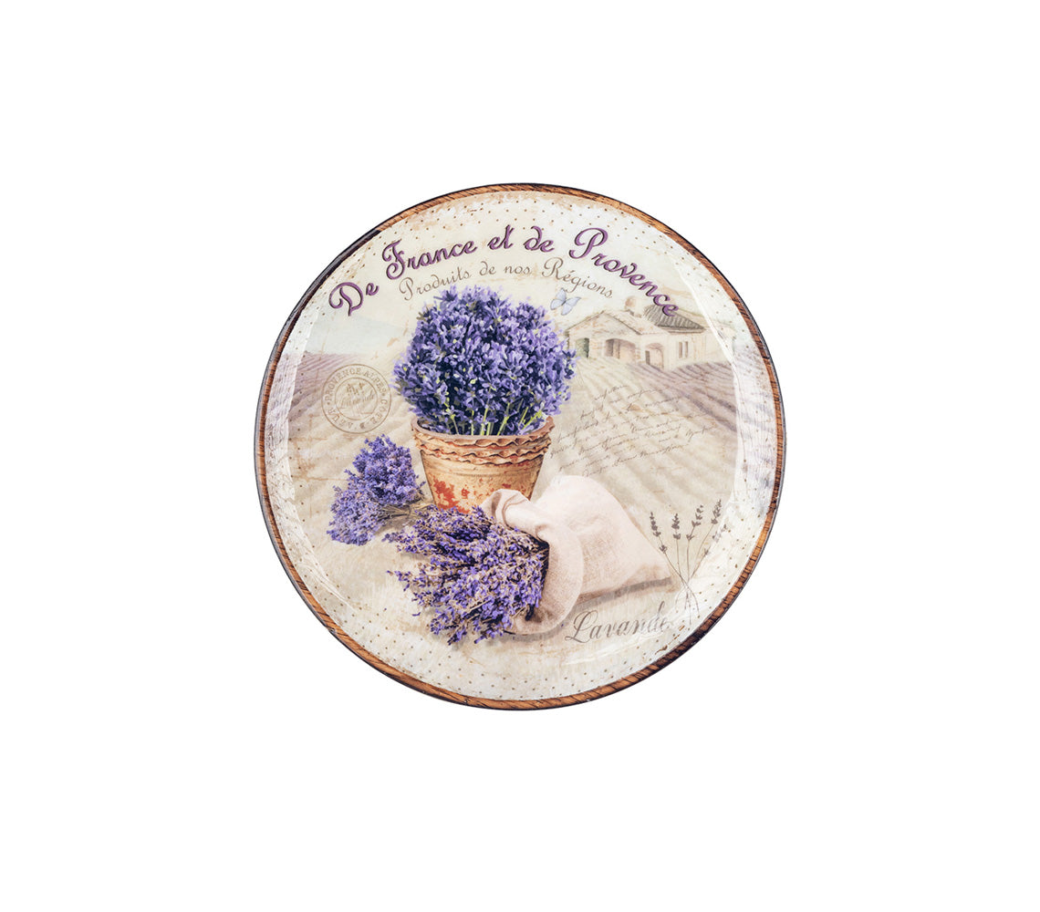 Lavendel Klein Rond Serveerbord - DECOR PETIT