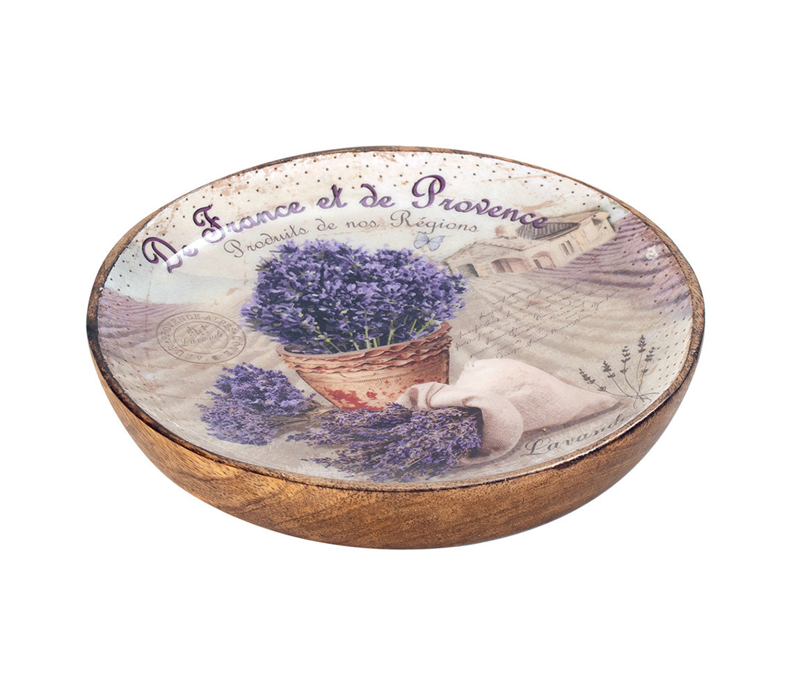 Lavender Small Round Service Plate - DECOR PETIT