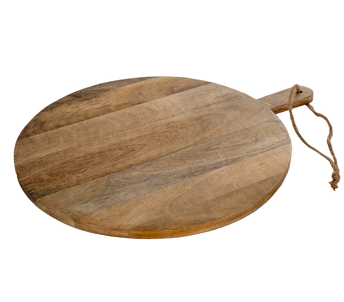 Tabla de Cortar Redonda de Madera, L51 cm. - DECOR PETIT