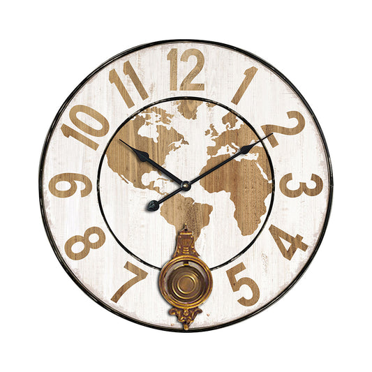 Horloge Carte du Monde - DECOR PETIT