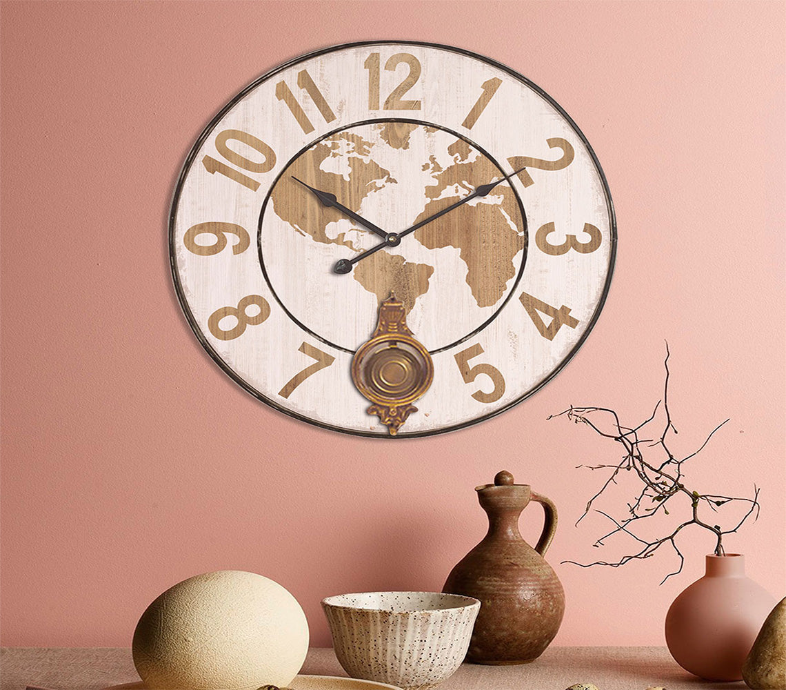 World Map Clock - DECOR PETIT