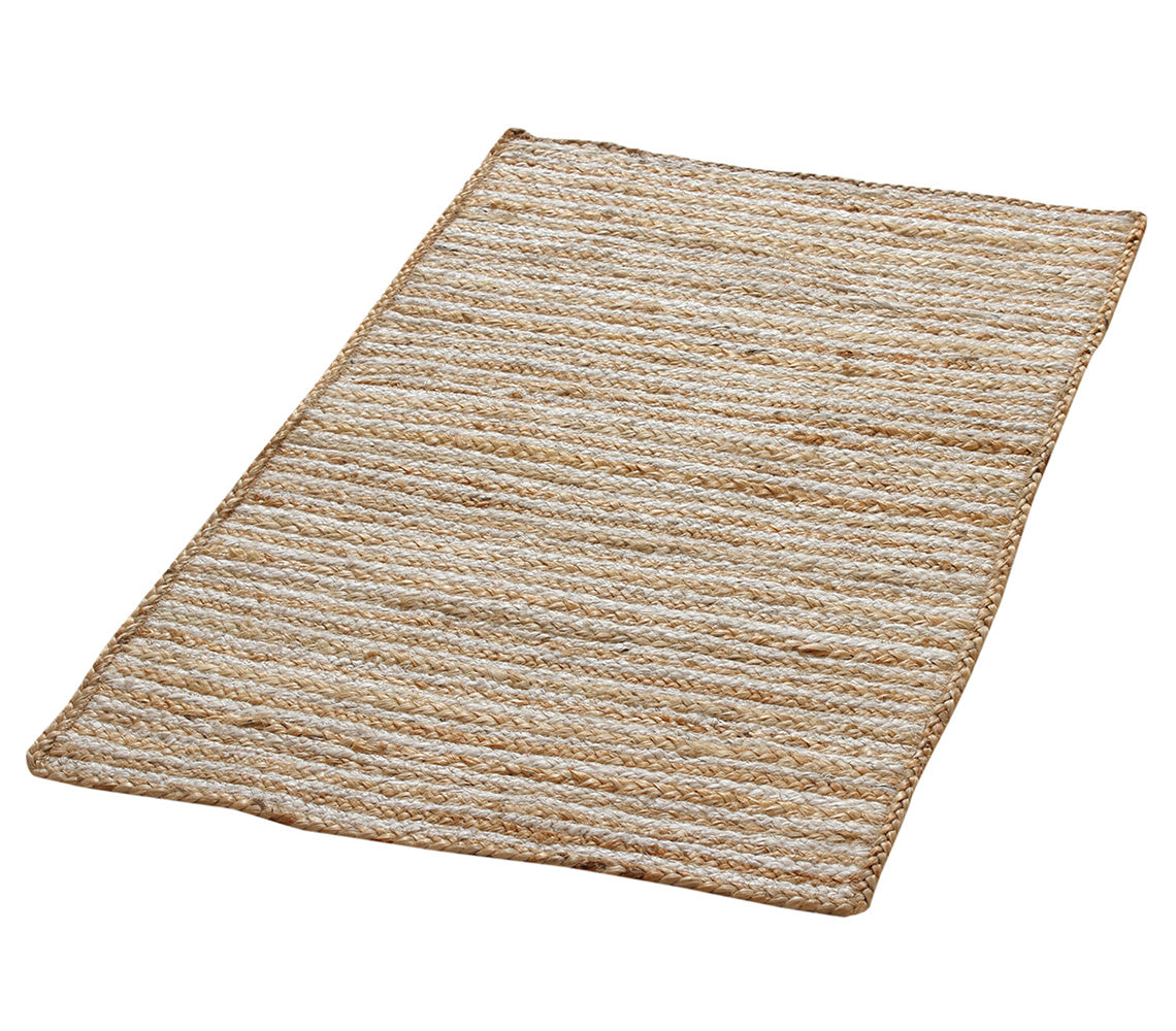 Indira Braided Jute Rug, 55x85 cm. - DECOR PETIT