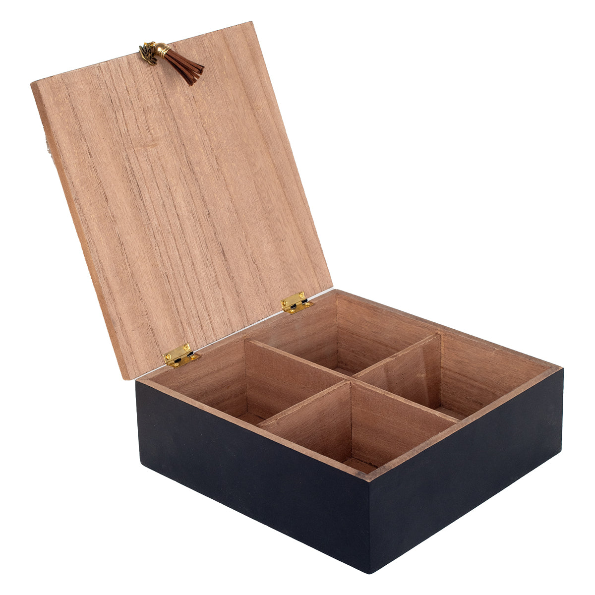 Jasmine Tea Box with 4 Divisions - DECOR PETIT