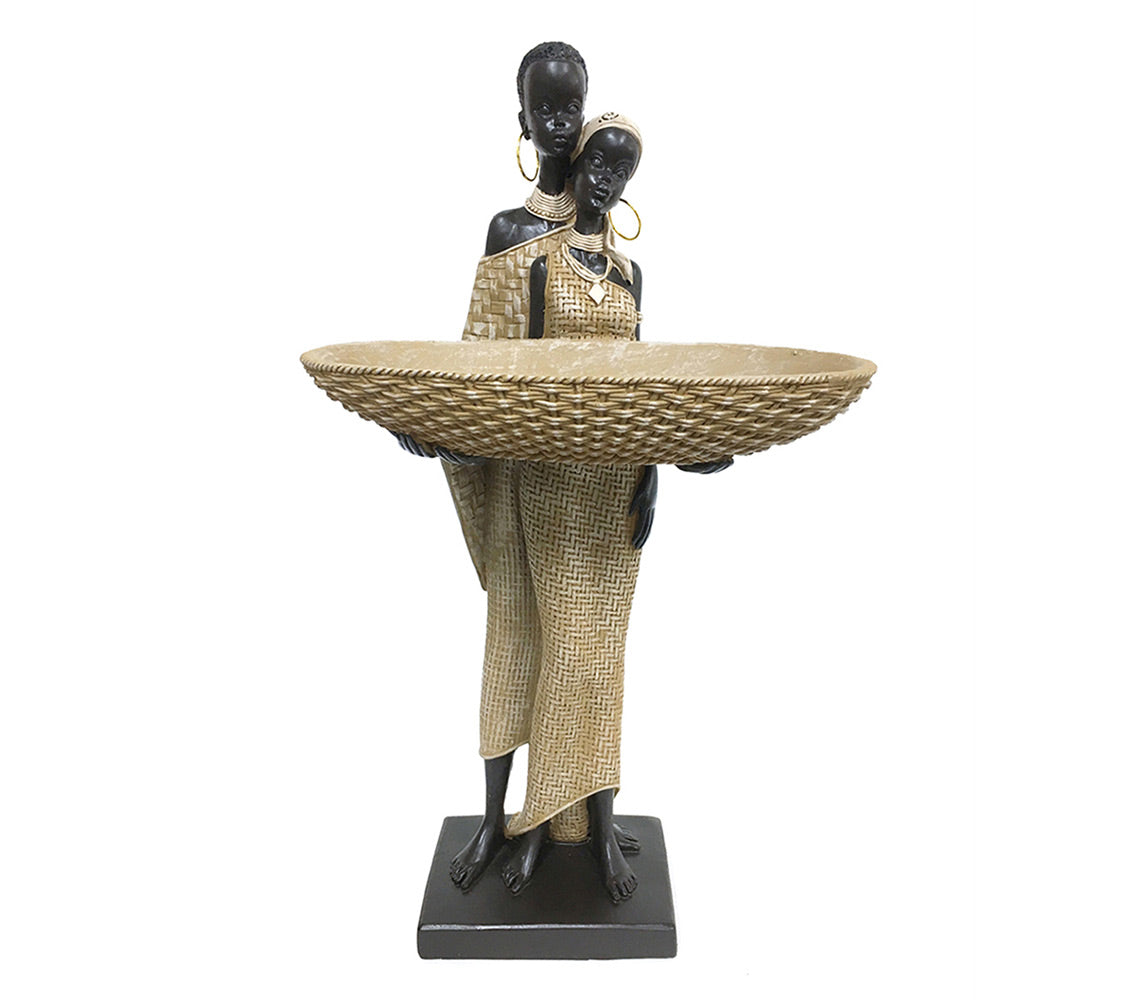 Abiola African Basket Tabletop Ornament - DECOR PETIT