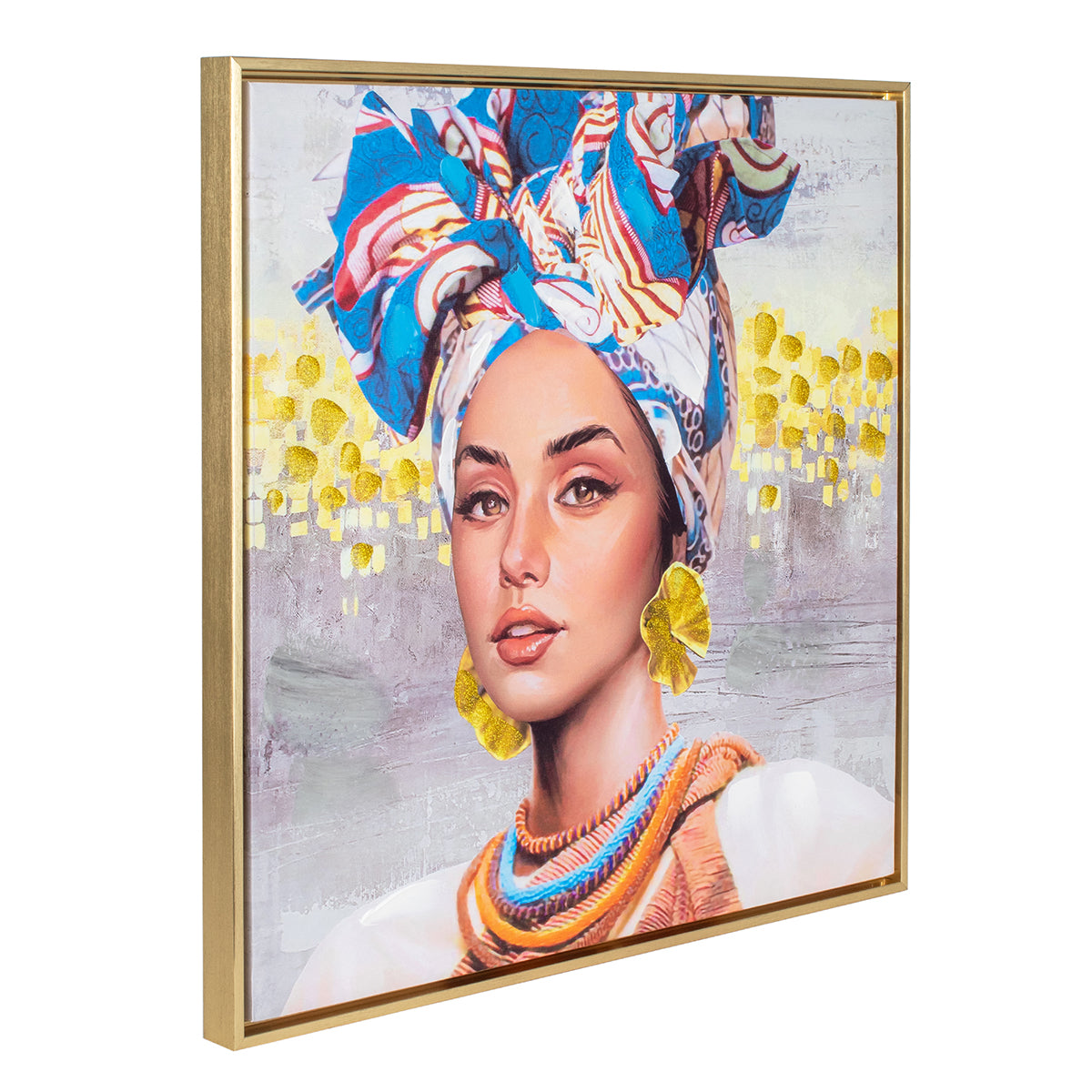 Eadith Woman Portrait Painting - DECOR PETIT