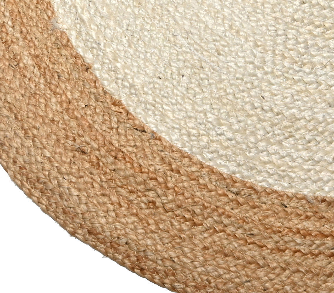 Ari Jute Natural Round Rug, 90 cm. - DECOR PETIT