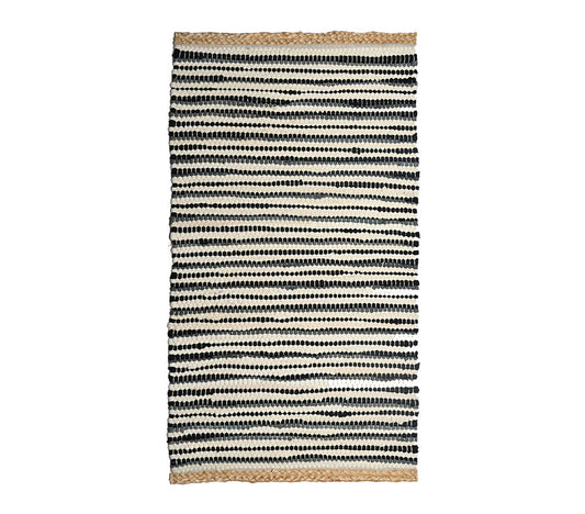 Tappeto Chindi in cotone a righe, 50x80 cm. - DECOR PETIT