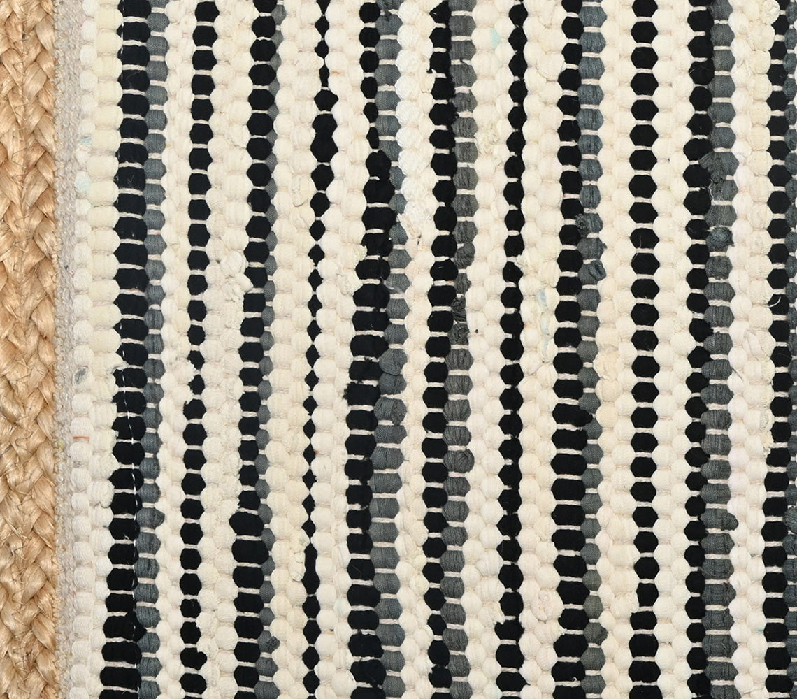 Chindi Striped Cotton Rug,  50x80 cm. - DECOR PETIT