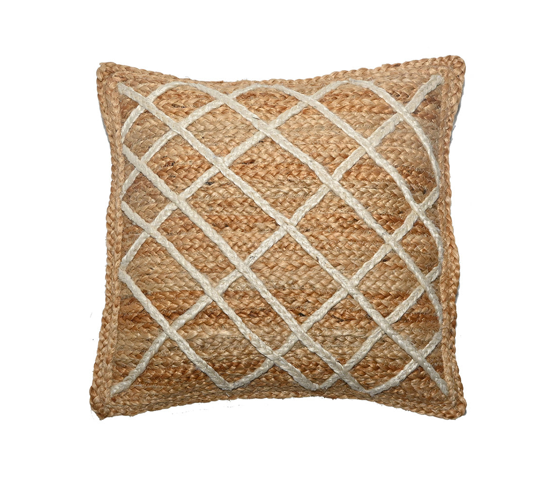 Coussin Thea Grid, 45x45 cm. - DECOR PETIT