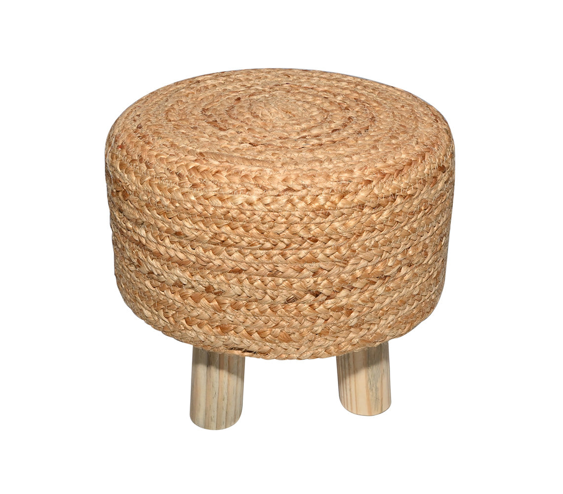 Asha Boheemse Jute Kruk - DECOR PETIT