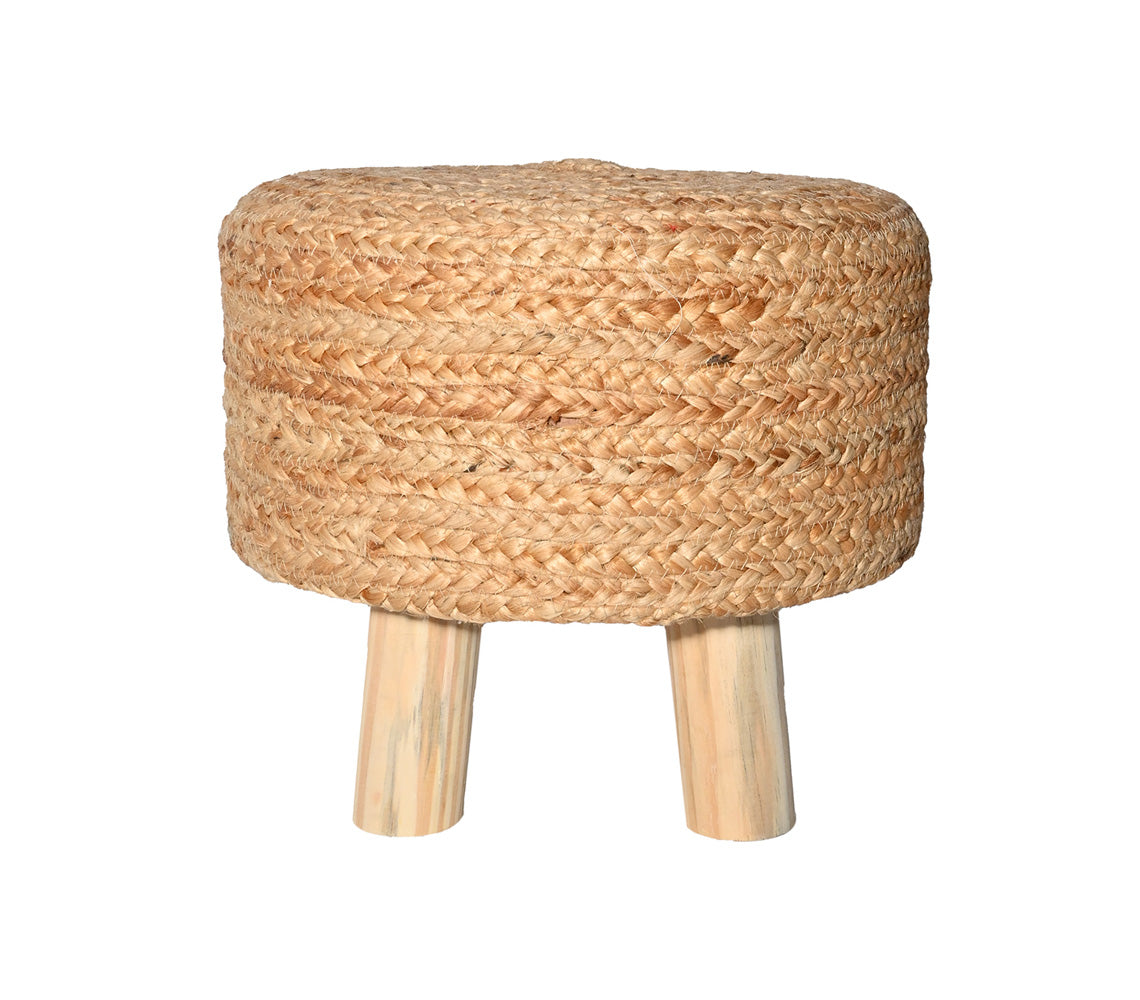 Asha Boheemse Jute Kruk - DECOR PETIT