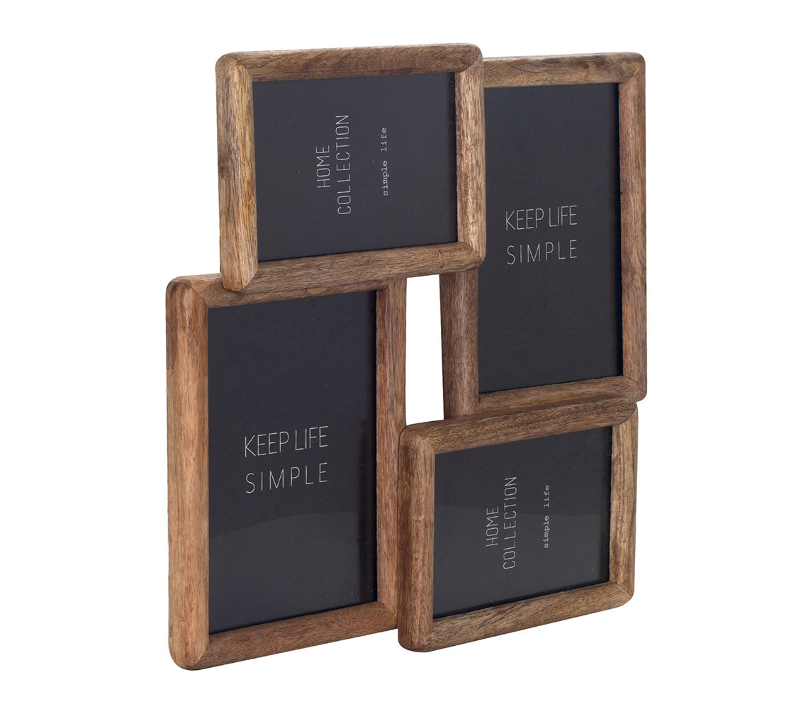 Odyssey Wooden 4´Photo Frame, 33x33 cm. -  DECOR PETIT