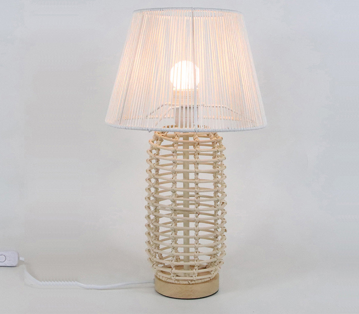 Luana Table Lamp, White - DECOR PETIT