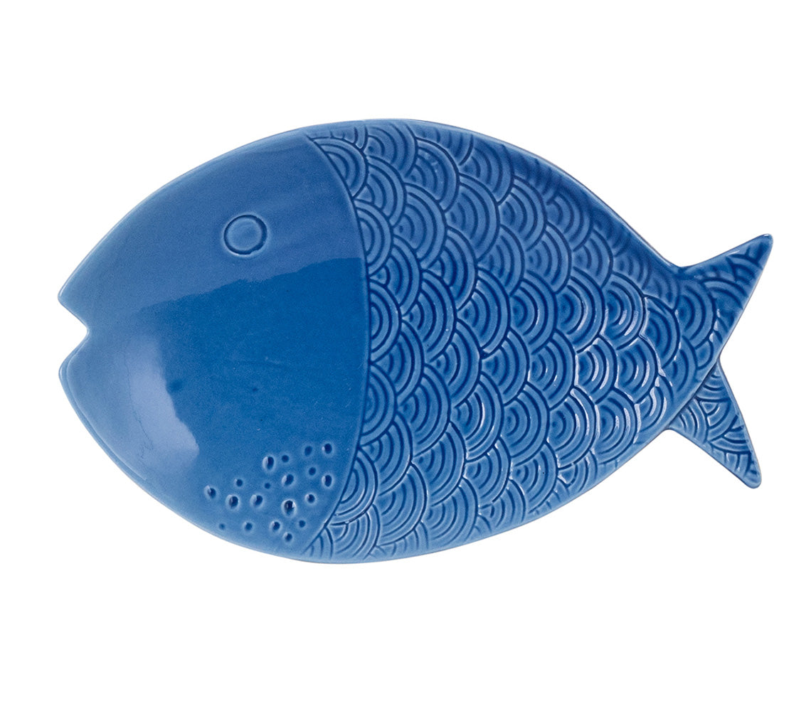 Blau getönte Dominica-Fischplatten – DECOR PETIT