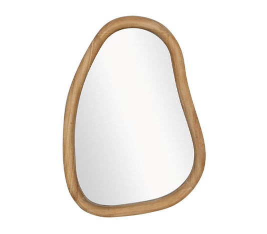 Lydia Sandy Brown Squiggle Mirror - DECOR PETIT