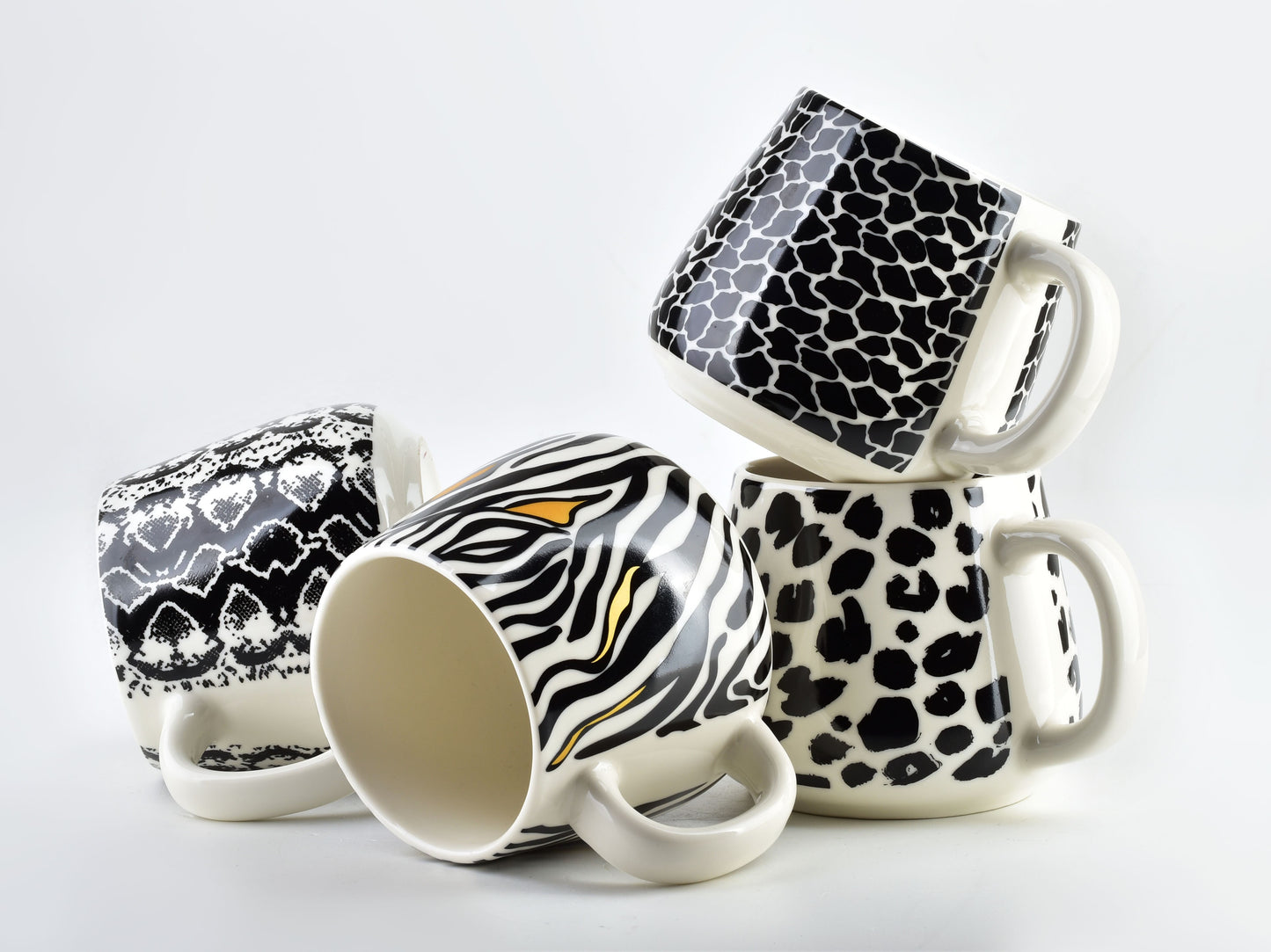 Tasse aus wildem Porzellan mit Leopardenmuster - DECOR PETIT