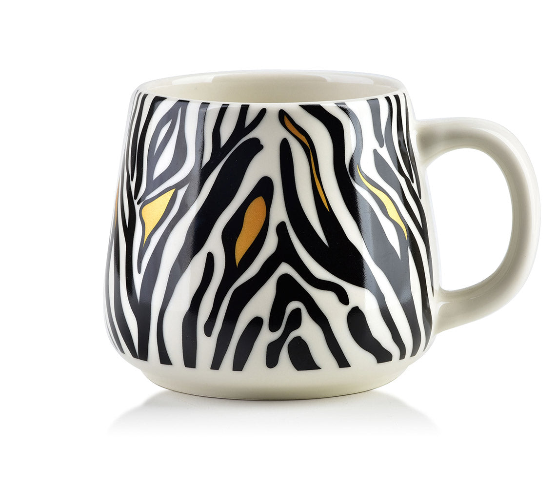 Taza  de Porcelana Wild, Cebra - DECOR PETIT