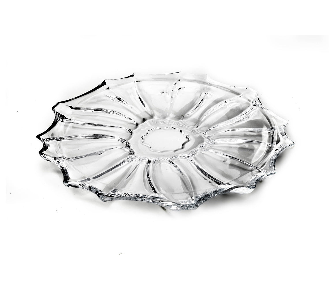 Camomile Set of 4 Glass Plate - DECOR PETIT