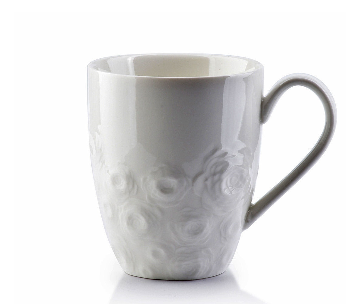 Tasse en Porcelaine Rose 2, Blanc - DECOR PETIT