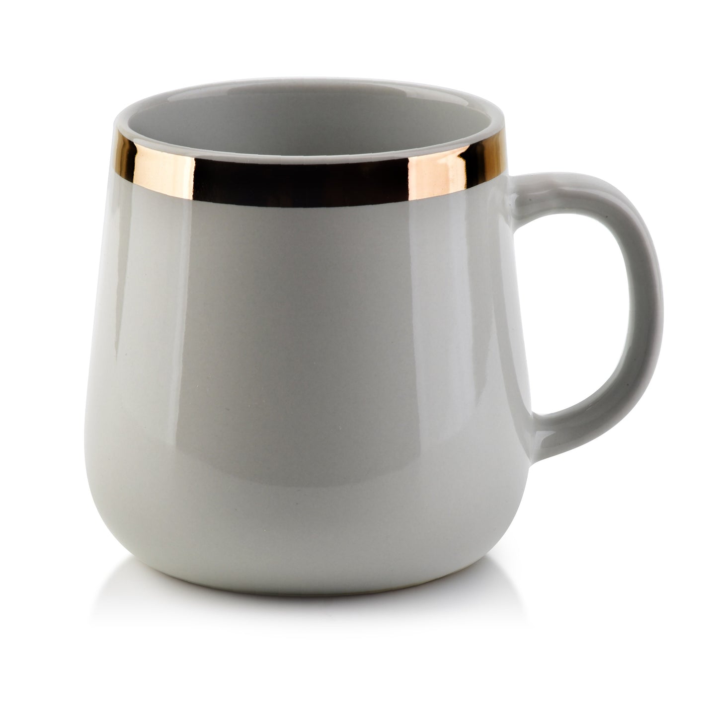 Dalia Porcelain Mug, Grey - DECOR PETIT