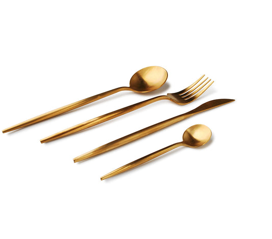 Casa Gold 16pcs Cutlery Set - DECOR PETIT