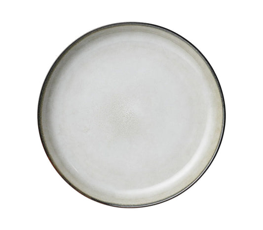 Assiette plate Amera, Gris - DECOR PETIT