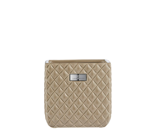 Maceta Portia Pure Cashmere, 15x16 cm. - DECOR PETIT