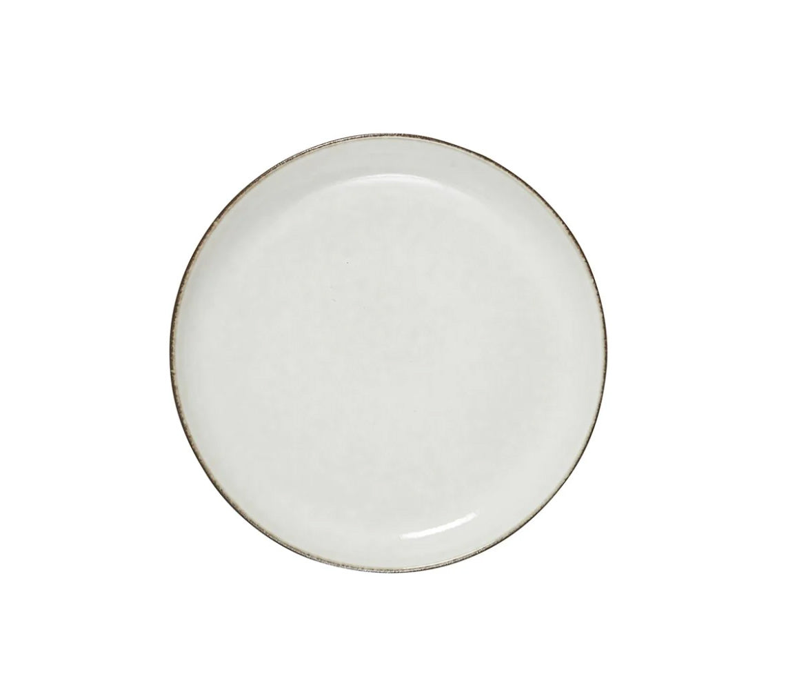 Amera Set of 6 Lunch Plate, White Sands - DECOR PETIT