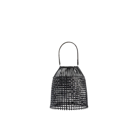 Hazel Black Lantern, H26 cm. - DECOR PETIT